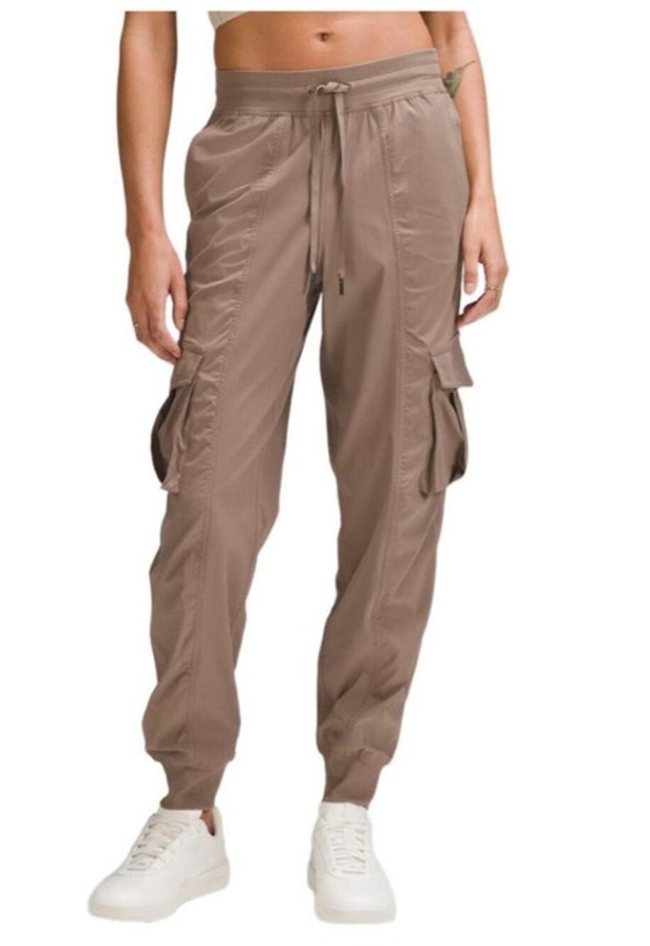 Lululemon Dance Studio Cargo Joggers Brown Relaxed Fit Pants Sz L